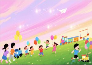 Vector Phông Nền Thiếu Nhi, Trường Học (27)