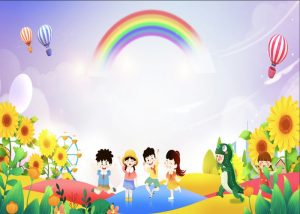 Vector Phông Nền Thiếu Nhi, Trường Học (28)