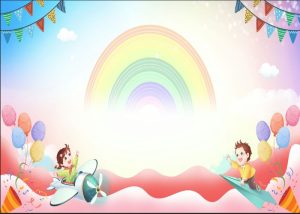 Vector Phông Nền Thiếu Nhi, Trường Học (3)
