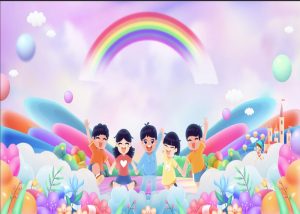 Vector Phông Nền Thiếu Nhi, Trường Học (31)