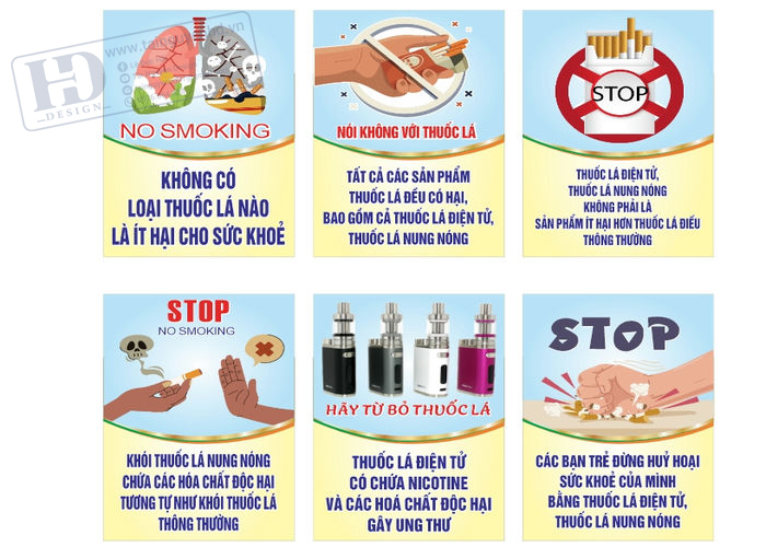 Vector Standee, poster Ngày Thế Giới Không Hút Thuốc