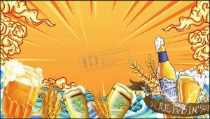Vector Tranh Trang Trí, Bia Hơi, Quán Lẩu Nướng (17)