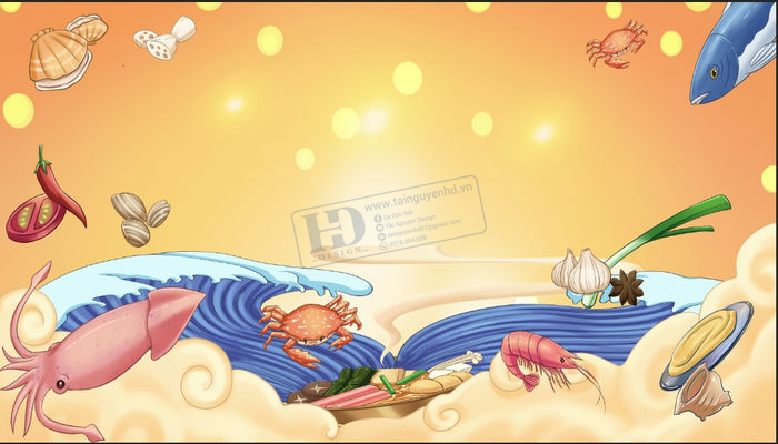 Vector Tranh Trang Trí, Bia Hơi, Quán Lẩu Nướng (34)