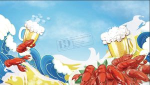 Vector Tranh Trang Trí, Bia Hơi, Quán Lẩu Nướng (39)