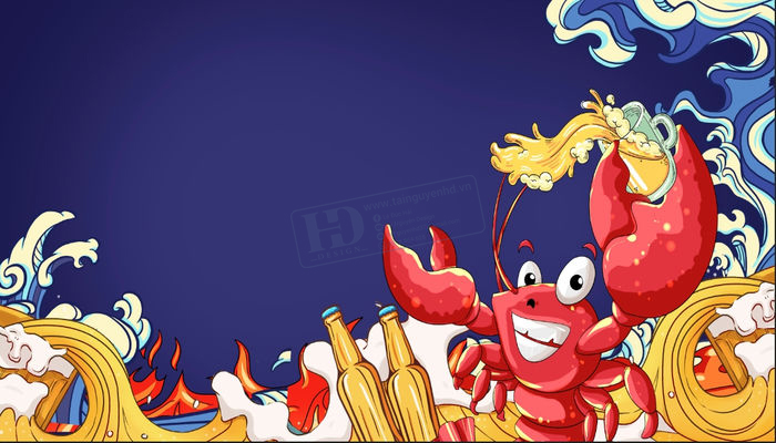 Vector Tranh Trang Trí, Bia Hơi, Quán Lẩu Nướng (44)