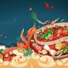 Vector Tranh Trang Trí, Bia Hơi, Quán Lẩu Nướng (61)