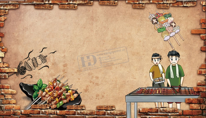 Vector Tranh Trang Trí, Bia Hơi, Quán Lẩu Nướng (63)