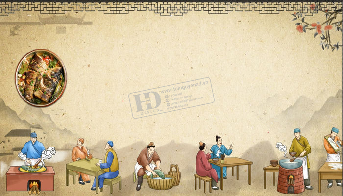 Vector Tranh Trang Trí, Bia Hơi, Quán Lẩu Nướng (66)