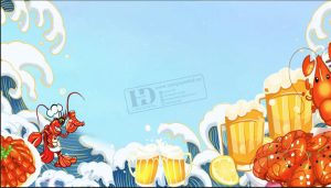 Vector Tranh Trang Trí, Bia Hơi, Quán Lẩu Nướng (71)