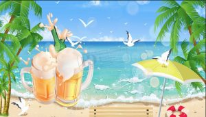 Vector Tranh Trang Trí, Bia Hơi, Quán Lẩu Nướng (76)
