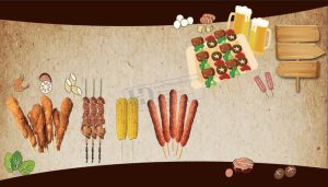 Vector Tranh Trang Trí, Bia Hơi, Quán Lẩu Nướng (79)