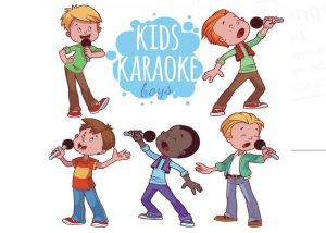 Vector Trẻ Em Ca Hát, Karaoke