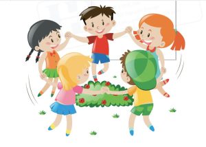 Vector Trẻ Em Nhảy Múa