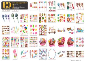 Viên Kẹo, Bánh Kẹo, Kẹo Mút PNG 3