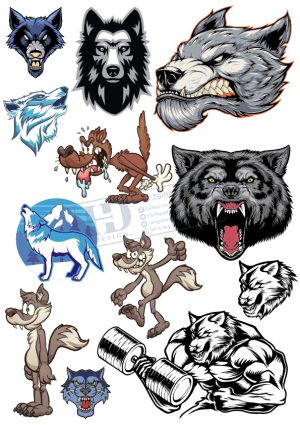 Wolf, Vector Chó Sói