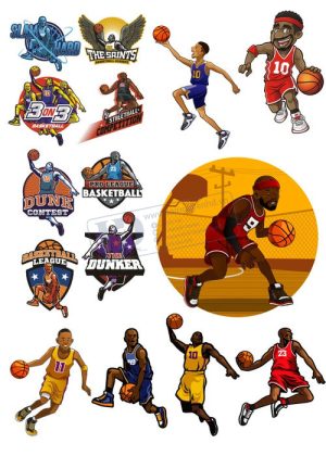basketball, Vector Vận Động Viên Bóng Rổ 1