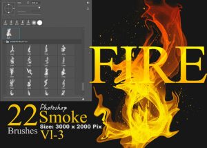 22 cọ vẽ hiệu ứng khói cho Photoshop