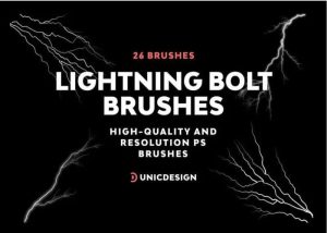 26 cọ vẽ tia sét cho Photoshop