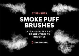 32 cọ vẽ hiệu ứng khói cho Photoshop