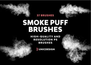 37 cọ vẽ hiệu ứng khói trong Photoshop