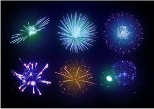 60 Cọ đóng dấu hình pháo hoa