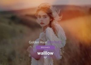 Bộ cọ Photoshop hiệu ứng ánh sáng vàng dịu nhẹ
