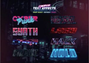 Hiệu ứng chữ Cyberpunk