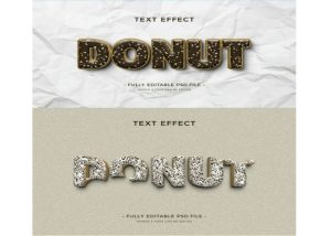 Hiệu ứng chữ hình bánh donut