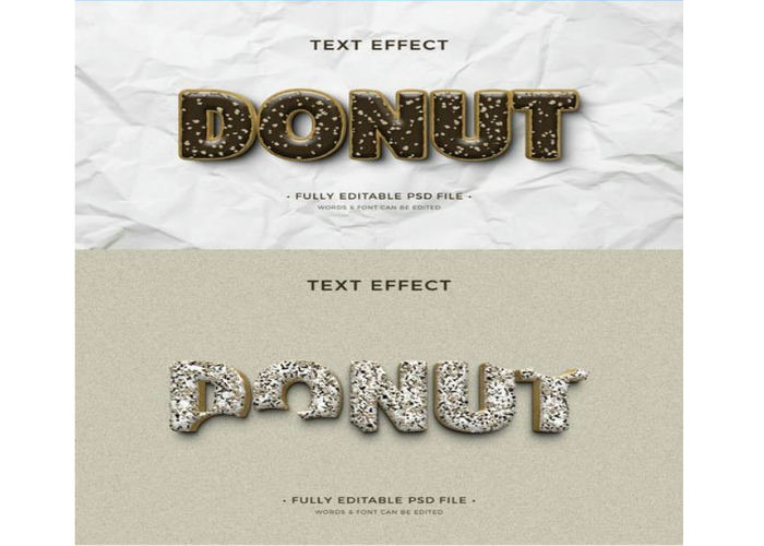 Hiệu ứng chữ hình bánh donut