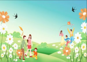 Phông Nền Mùa Xuân, Cắm Trại, Picnic (11)