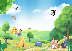 Phông Nền Mùa Xuân, Cắm Trại, Picnic (12)