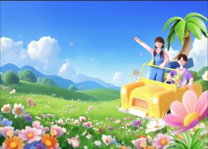 Phông Nền Mùa Xuân, Cắm Trại, Picnic (13)