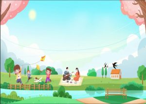 Phông Nền Mùa Xuân, Cắm Trại, Picnic (24)