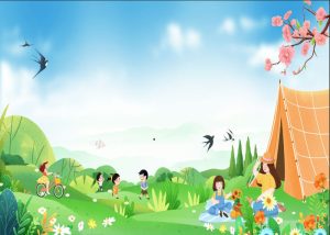 Phông Nền Mùa Xuân, Cắm Trại, Picnic (33)