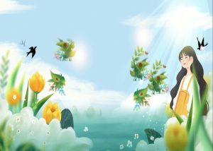 Phông Nền Mùa Xuân, Cắm Trại, Picnic (5)
