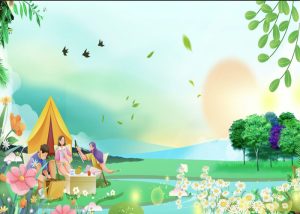 Phông Nền Mùa Xuân, Cắm Trại, Picnic (62)