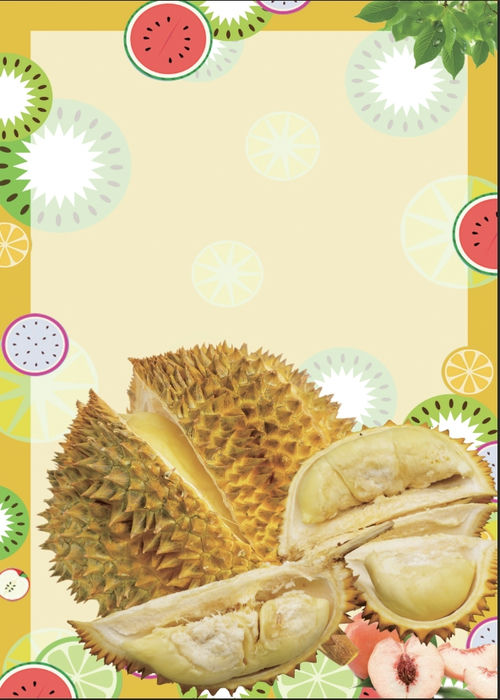 Poster Hoa Quả Đẹp, Sầu Riêng (31)