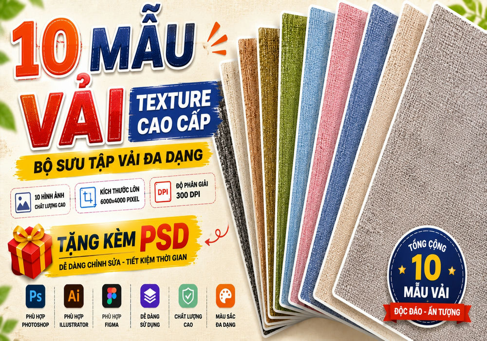 10 Hình nền kết cấu vải