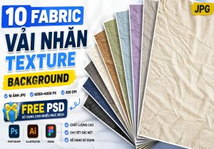 10 Hình nền kết cấu vải nhăn