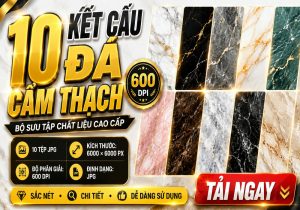 10 Kết cấu phông nền đá cẩm thạch