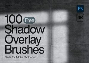 100 cọ vẽ hiệu ứng đổ bóng trong Photoshop