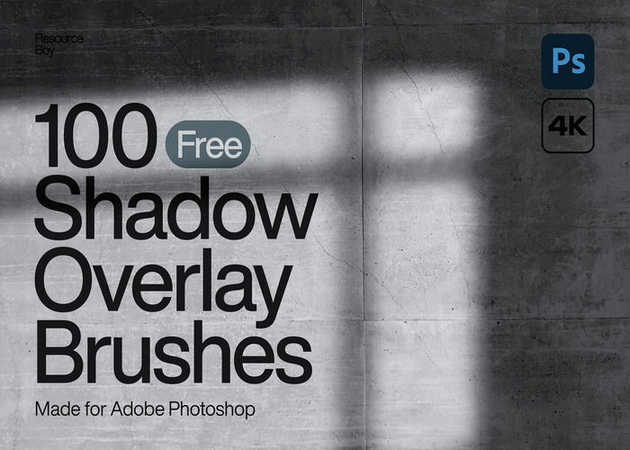 100 cọ vẽ hiệu ứng đổ bóng trong Photoshop