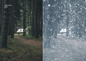 100 cọ vẽ tuyết cho Photoshop