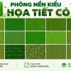 15 Mẫu phông nền kiểu họa tiết cỏ