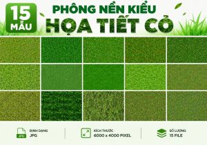15 Mẫu phông nền kiểu họa tiết cỏ