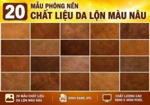 20 Mẫu phông nền chất liệu da lộn màu nâu chất lượng cao