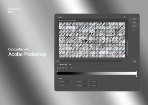 200 hiệu ứng chuyển màu Chrome cho Photoshop