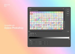 200 mẫu gradient màu pastel cho Photoshop