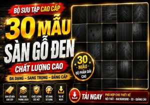 30 hình nền họa tiết sàn gỗ đen