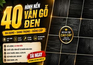 40 hình nền vân gỗ đen